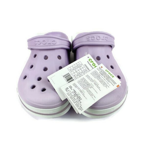 CROCS Lavender Bayaband Unisex Clogs W9/M7 NWT - Picture 2 of 10